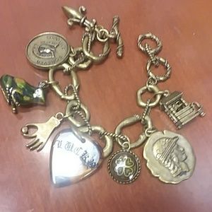 LUCKY BRAND "LUCKY" CHARM BRACELET St Pat.'s Day